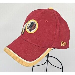 Washington Redskins (Commanders) Game Worn New Era 39 Thirty Fitted Hat Cap Read